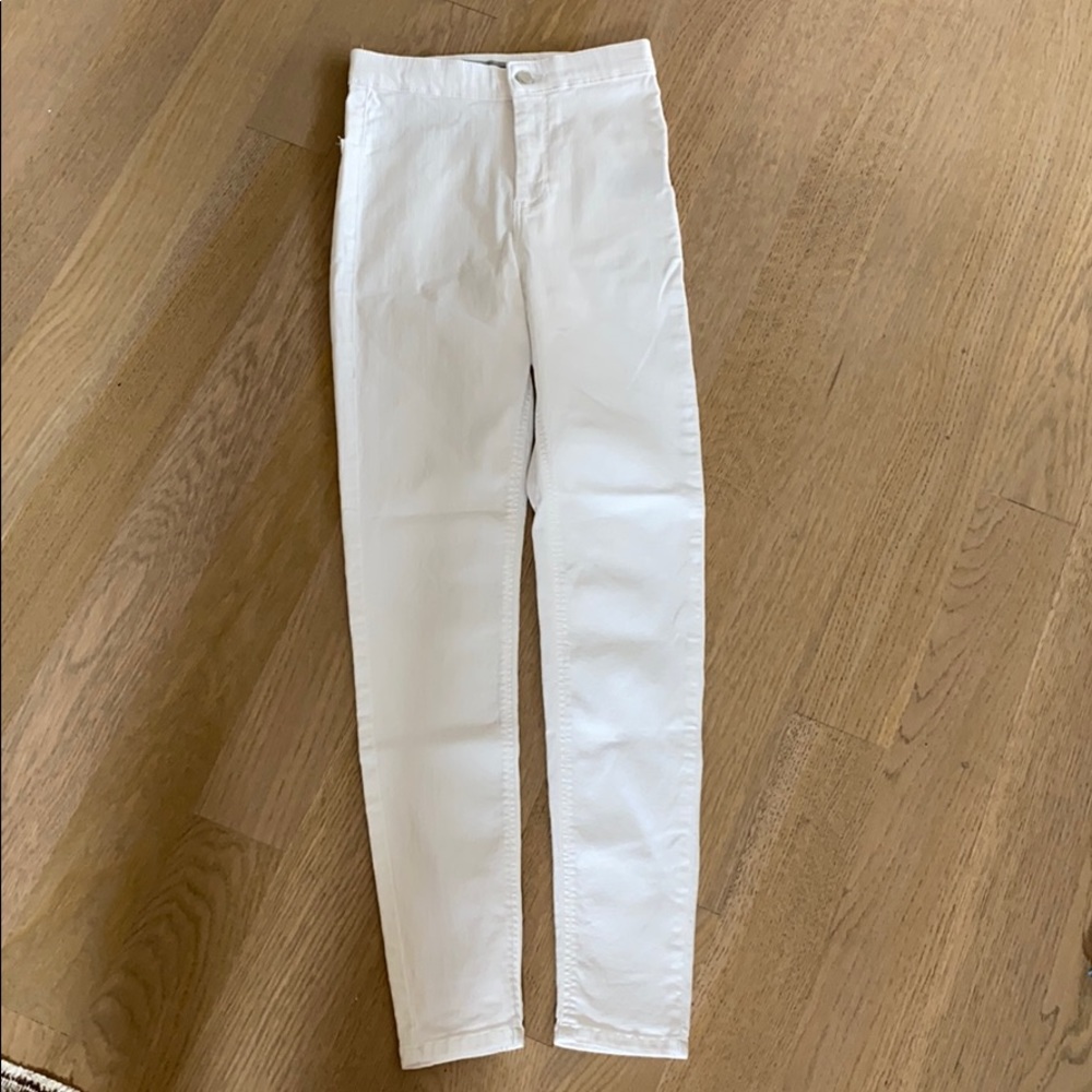 Topshop Moto Joni white jeans size W25 L30